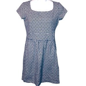 J. McLaughlin Emma Dress Blue & White XS See note